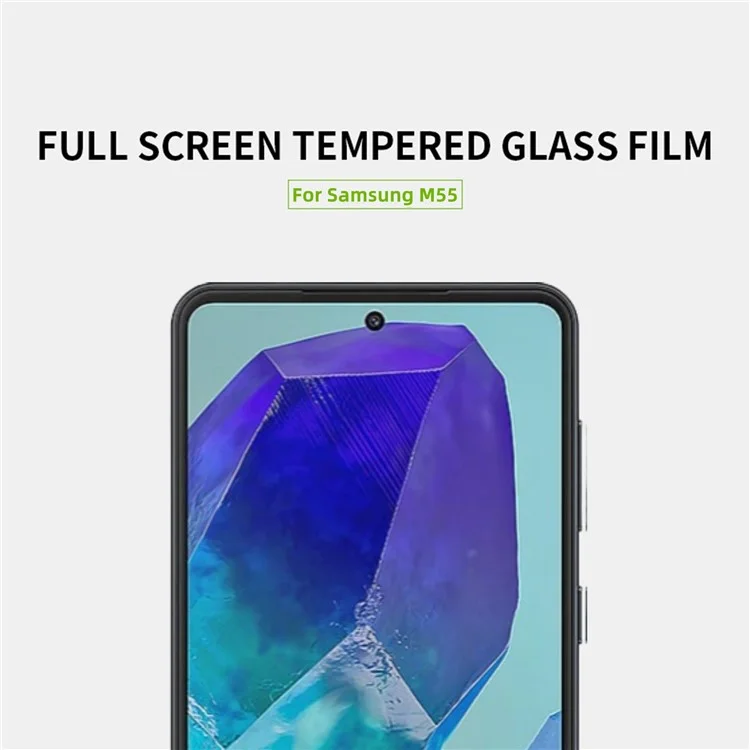 MOFI JK Series-1 for Samsung Galaxy M55 5G / C55 5G / F55 5G Full Screen Protector High Aluminum-Silicon Glass 2.5D Film