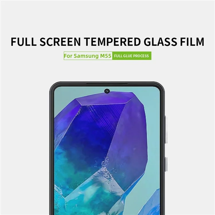 PINWUYO Série JK-2 pour Samsung Galaxy M55 5G / C55 5G / F55 5G Protecteur d'écran Anti-rayures Pellicule en aluminium-silicium haute performance