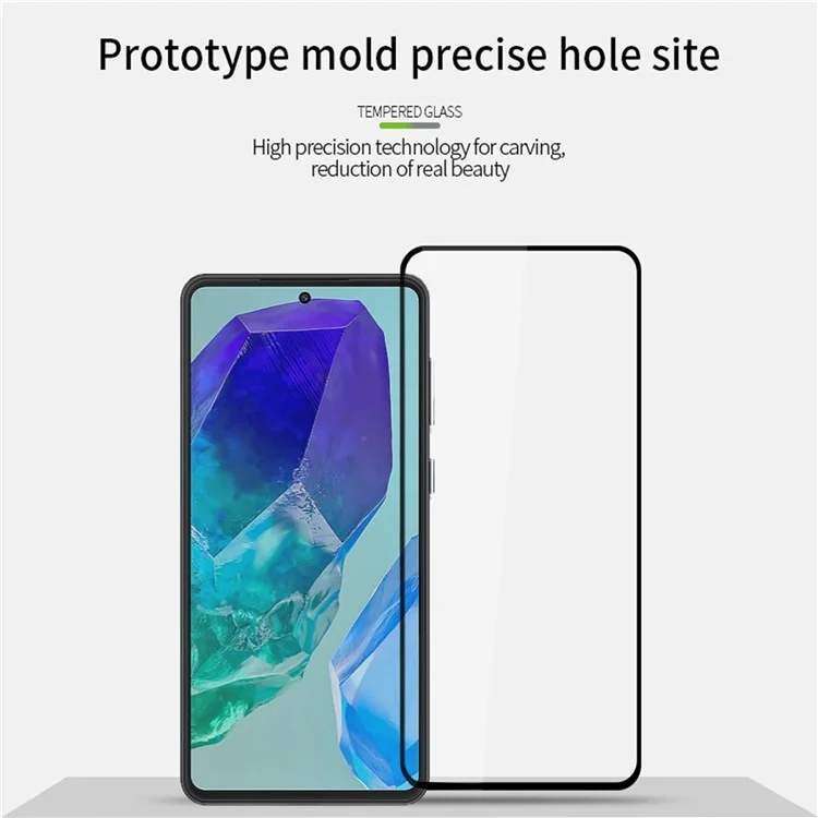 PINWUYO Série JK-2 pour Samsung Galaxy M55 5G / C55 5G / F55 5G Protecteur d'écran Anti-rayures Pellicule en aluminium-silicium haute performance