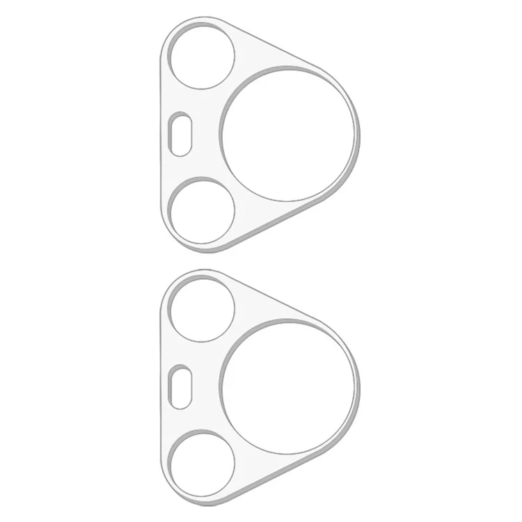 2Pcs For Huawei Pura 70 Pro / Pura 70 Pro+ Camera Lens Protector Tempered Glass Back Lens Film Anti-Shatter, HD View