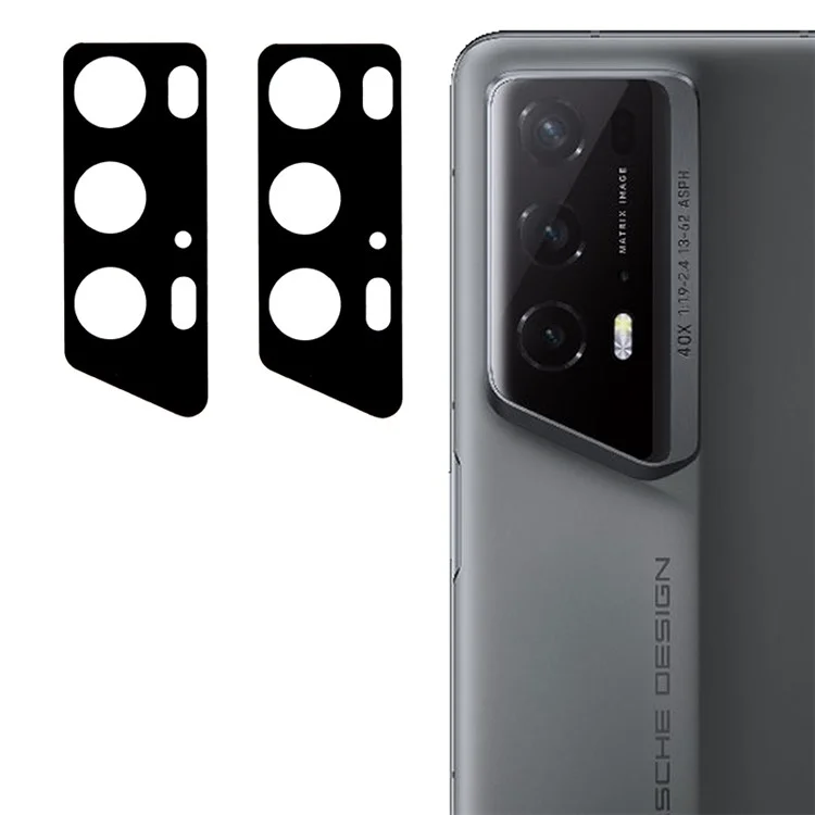 2Pcs For Honor Magic V2 RSR Porsche Design Camera Lens Protector Tempered Glass Lens Film