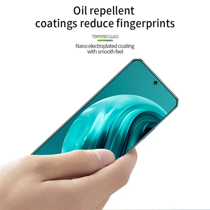 MOFI JK Series-1 for Huawei nova 12i 4G Screen Protector Shatterproof High Aluminum-silicon Glass Film Full Glue