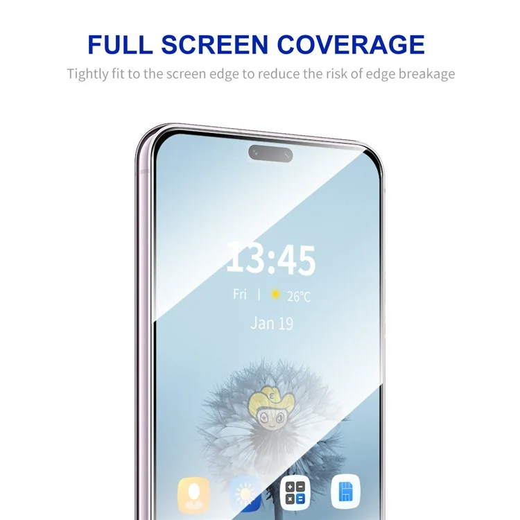 Защитное стекло ENKAY HAT PRINCE для Honor X50i+ 5G, 0.26 мм, 9H, 2.5D, высокое алюминий-кремниевое стекло