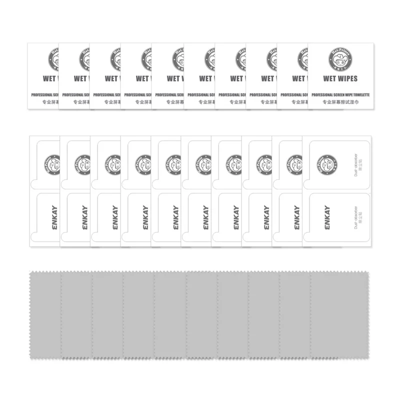 ENKAY HAT PRINCE 10Pcs Screen Protector for vivo Y33e 5G 0.26mm 9H 2.5D High Aluminium-silicon Glass Film