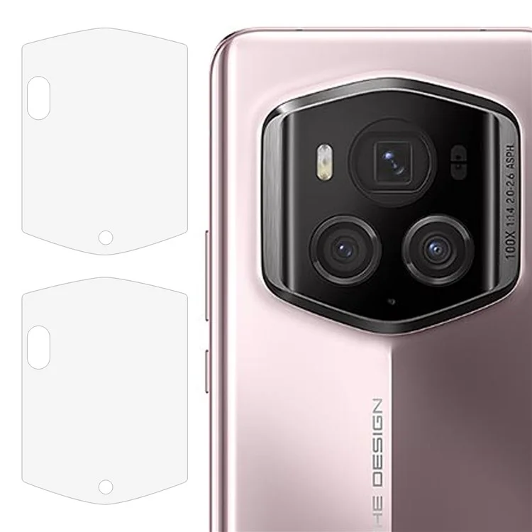 2 Stück Kameralinsenprotektoren für Honor Magic6 RSR Porsche Design 5G Gehärtetes Glas Linsenabdeckfolie