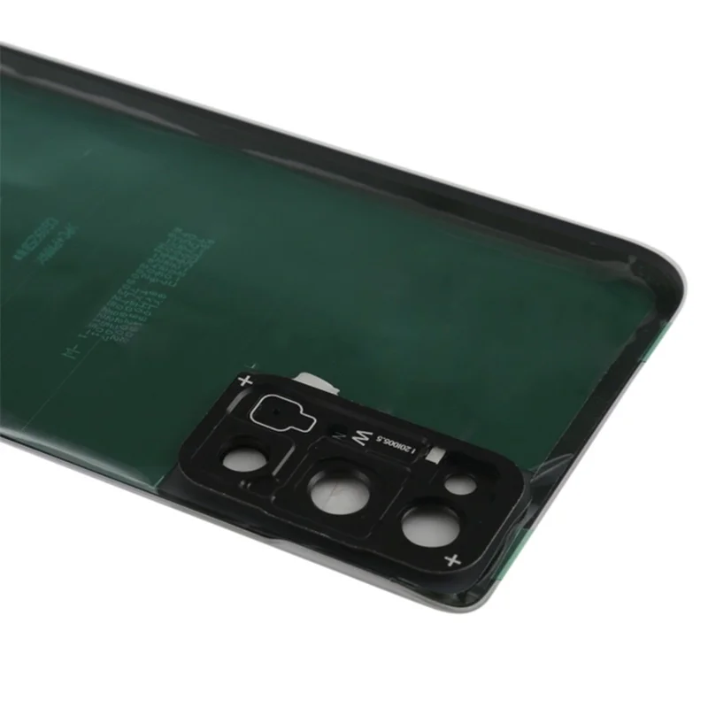 Für Samsung Galaxy S20 FE G780 / S20 FE 5G G781 Akkugehäuse mit Klebefolie + Kameralinsenabdeckung (ohne Logo) - Weiß
