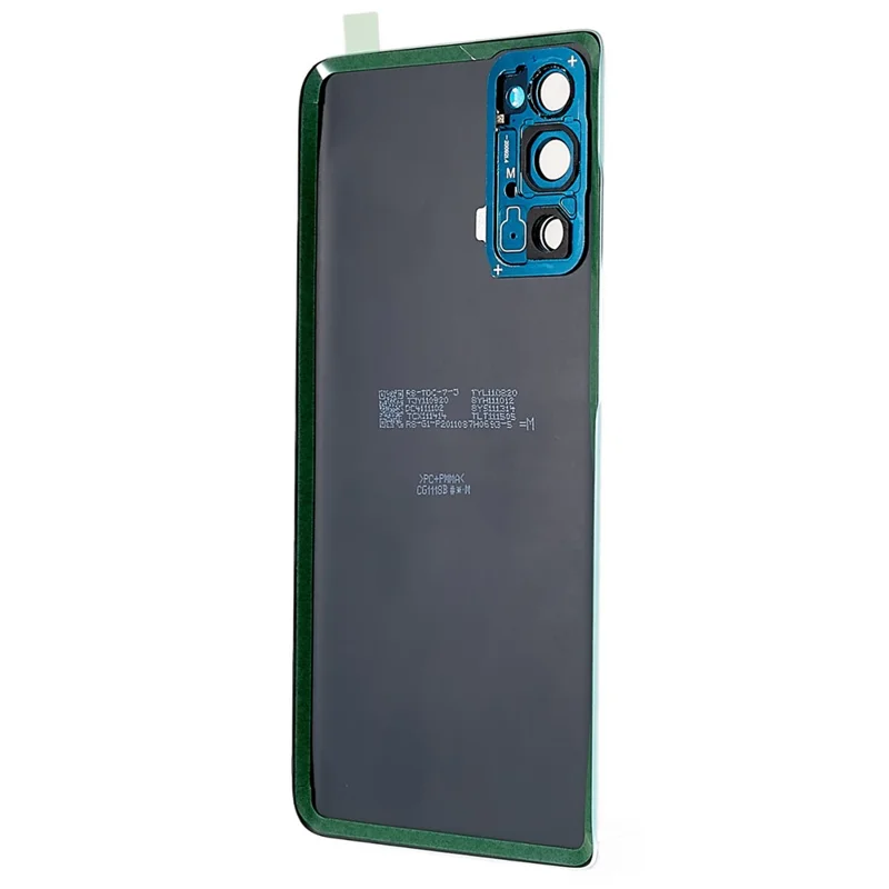 Para Samsung Galaxy S20 FE G780 / S20 FE 5G G781 Carcasa de Batería con Pegatina Adhesiva + Cubierta del Lente de la Cámara (sin Logotipo) - Verde