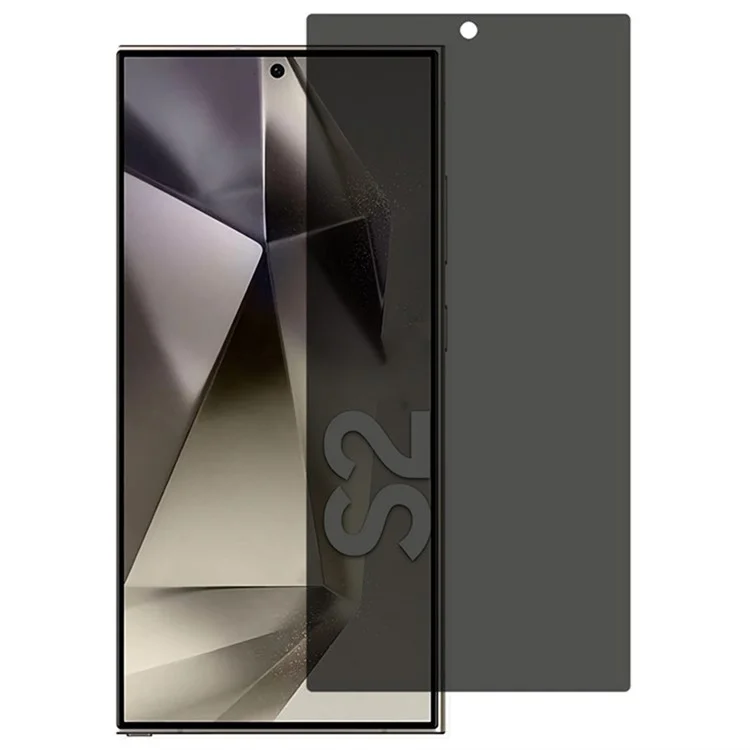 Para Samsung Galaxy S24 Ultra Anti-Spy Protector de Pantalla 0.18mm Película de Vidrio Templado (Versión de Desbloqueo de Huella Digital)
