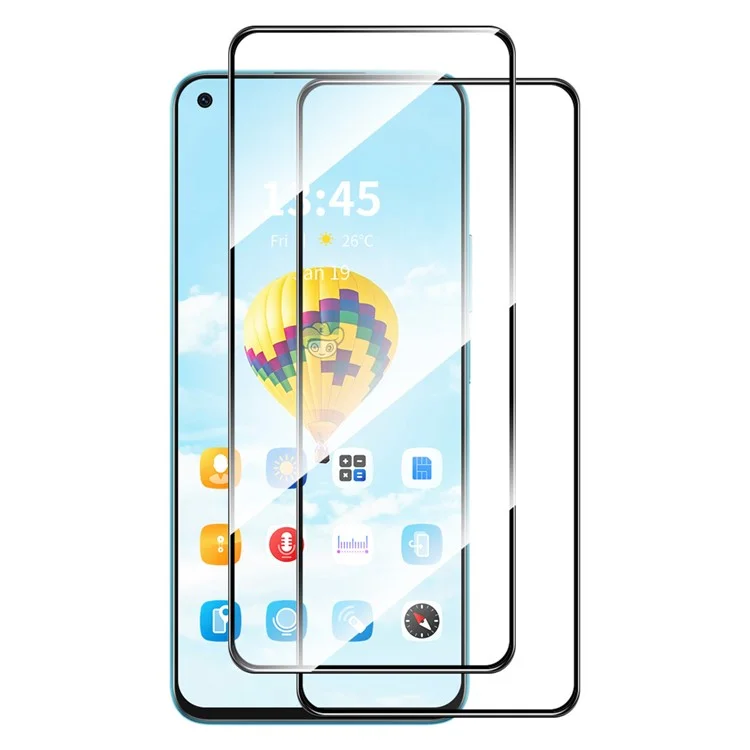 ENKAY HAT PRÍNCIPE 2 unidades para OnePlus Nord N20 5G Protector de pantalla Alto vidrio de aluminio-silicio 0,26 mm 9H Dureza Película 2,5D