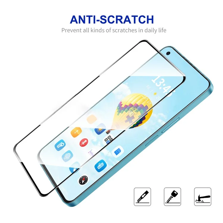 ENKAY HAT PRINCE 10Pcs for OnePlus Nord CE 2 Lite 5G Silk Printing Screen Protector 9H Hardness 2.5D Screen Film