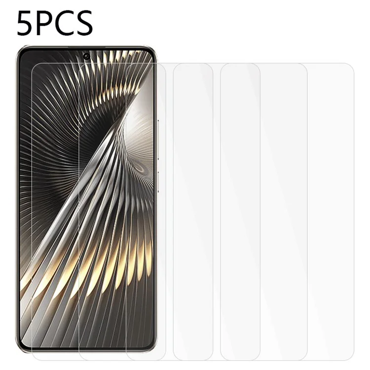 5PCS For Xiaomi Redmi Turbo 3 5G / Poco F6 5G Screen Protector 2.5D 0.3mm Ultra-Thin Tempered Glass Film