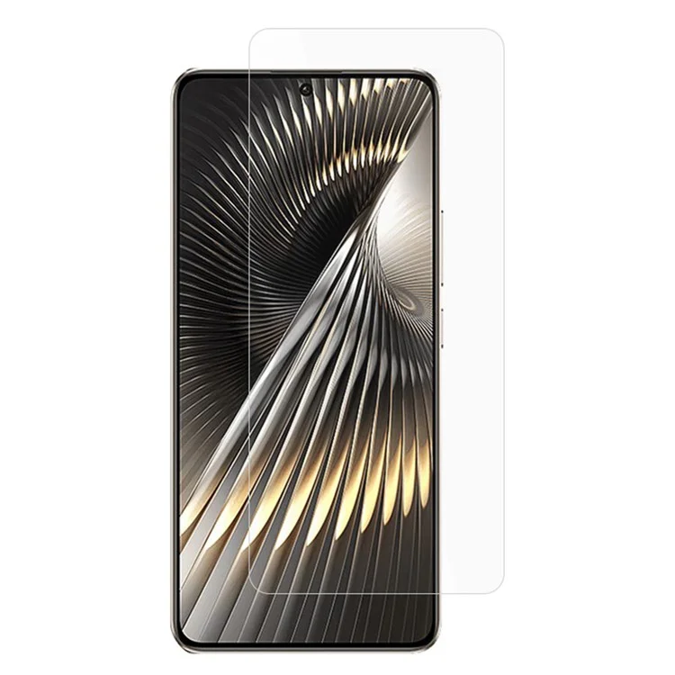 AMORUS Para Xiaomi Redmi Turbo 3 5G / Poco F6 5G Protector de pantalla Vidrio de aluminio-silicio de alta calidad Película de borde curvo 2.5D