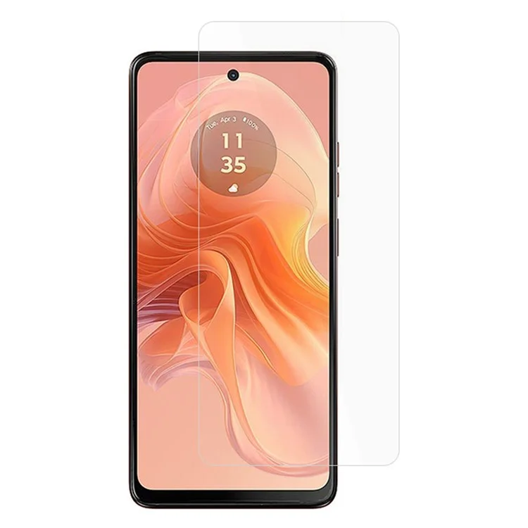 AMORUS para Motorola Moto E14 4G / G04 4G / G04s 4G / G24 4G Protector de pantalla anti-arañazos Película de vidrio de aluminio-silicio de alta calidad