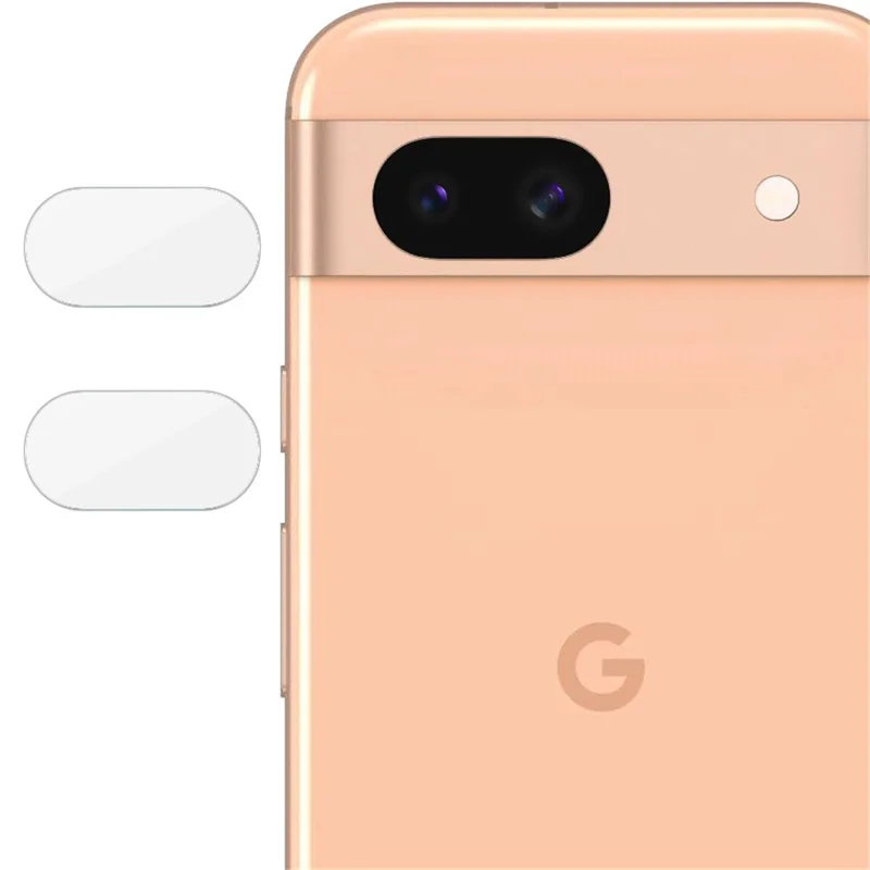 IMAK 2Pcs  /  Set For Google Pixel 8a Camera Lens Protector HD Clear Tempered Glass Rear Lens Film (Downsize Version)