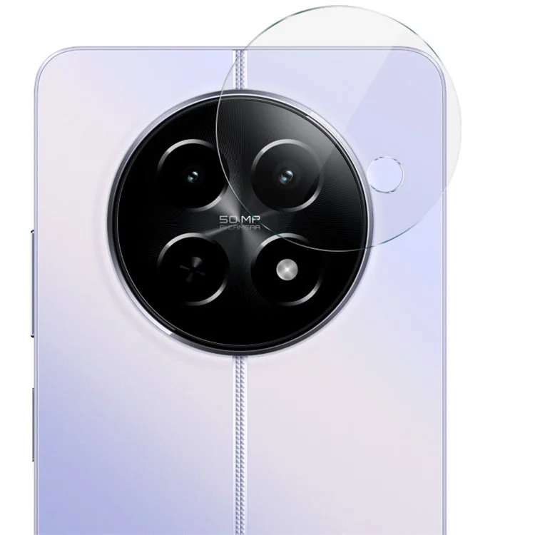 IMAK 2 pièces / Ensemble pour Realme 12 5G / 12x 5G / 12x (Chine) 5G / C65 5G Protecteur d'objectif de caméra en verre trempé HD Clair Pellicule d'objectif