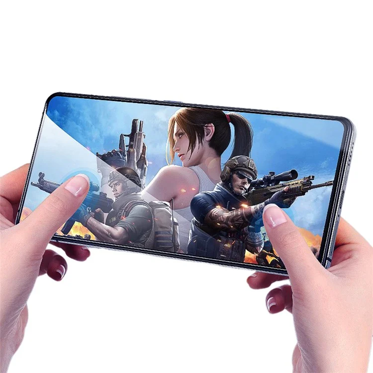 RURIHAI 10Pcs pour Xiaomi Redmi Turbo 3 5G / Poco F6 5G Protecteur d'écran en verre haute définition en aluminium-silicium