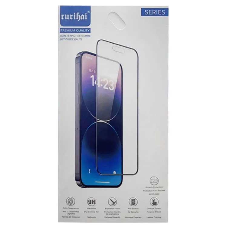 RURIHAI Screen Protector for ZTE Axon 60 Ultra High Aluminum-silicon Glass Secondary Hardening Film
