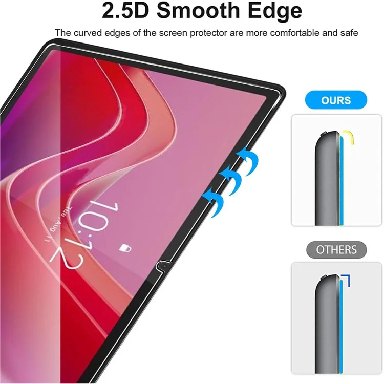Per Lenovo Tab M11 / Xiaoxin Pad 11 Schermo 2024 Protezione Schermo Pellicola di Vetro Temperato Anti-Esplosione Bordo Arcuato