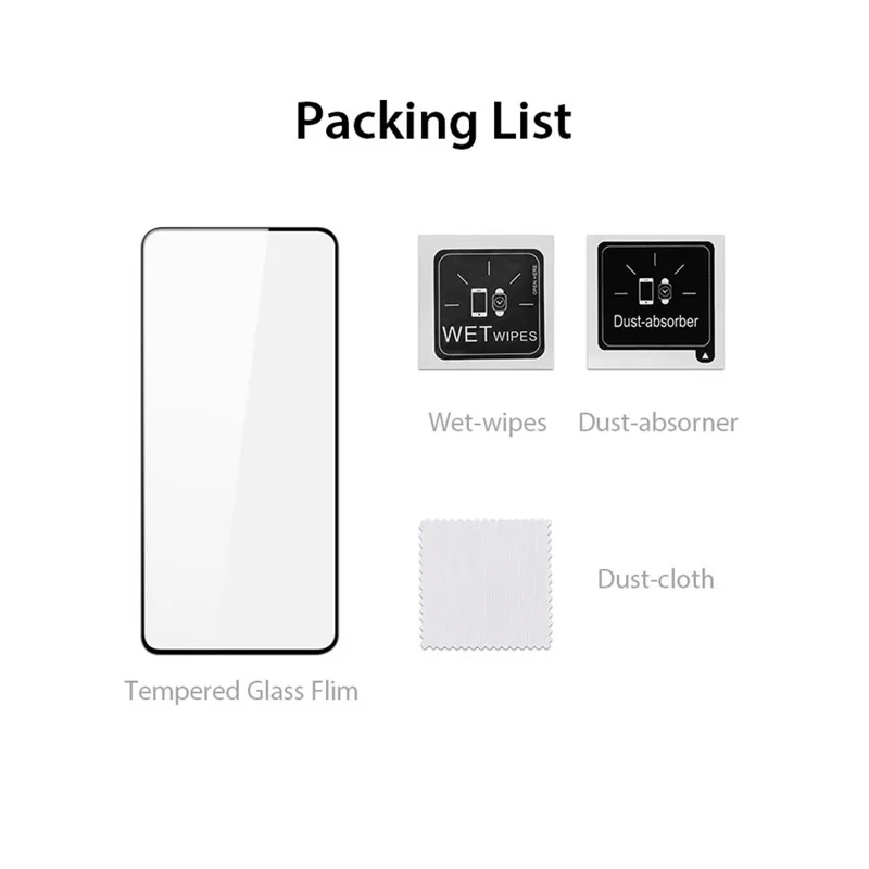 DUX DUCIS For Xiaomi Redmi Turbo 3 5G / Poco F6 5G Screen Protector Anti-Explosion Medium Alumina Glass Film (9D)