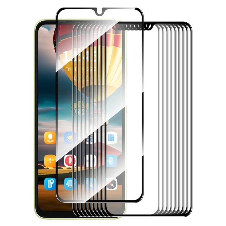 ENKAY HAT PRINCE 10Pcs for Samsung Galaxy F15 5G / M15 5G Clear Screen Protector 9H High Aluminium-silicon Glass Film
