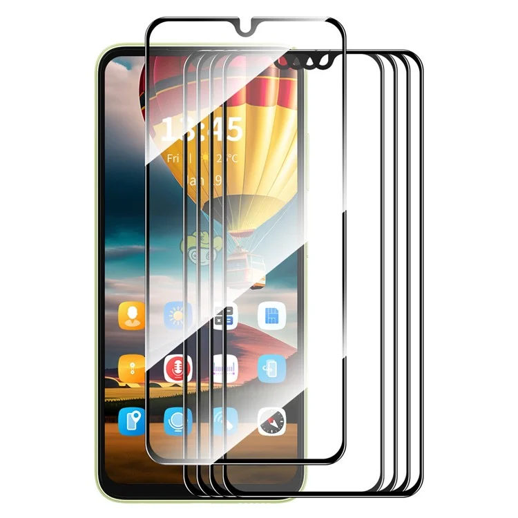 ENKAY HAT PRINCE 5Pcs for Samsung Galaxy F15 5G / M15 5G Screen Protector 0.26mm Complete Covering Film