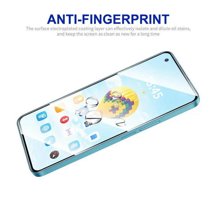 ENKAY HAT PRINCE 5Stk. für Realme Narzo 60 5G Komplette Abdeckung Folie Seidendruck Stoßfestes Displayschutzfolie