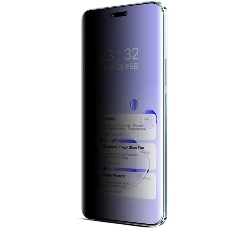 IMAK For 	Honor Magic6 RSR Porsche Design 5G Screen Protector 3D Curved Anti-Spy Film (No Edge Version)