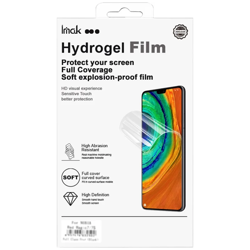 IMAK 2Pcs  /  Set Hydrogel Film III for Honor Magic6 RSR Porsche Design 5G Soft TPU Clear Screen Protector