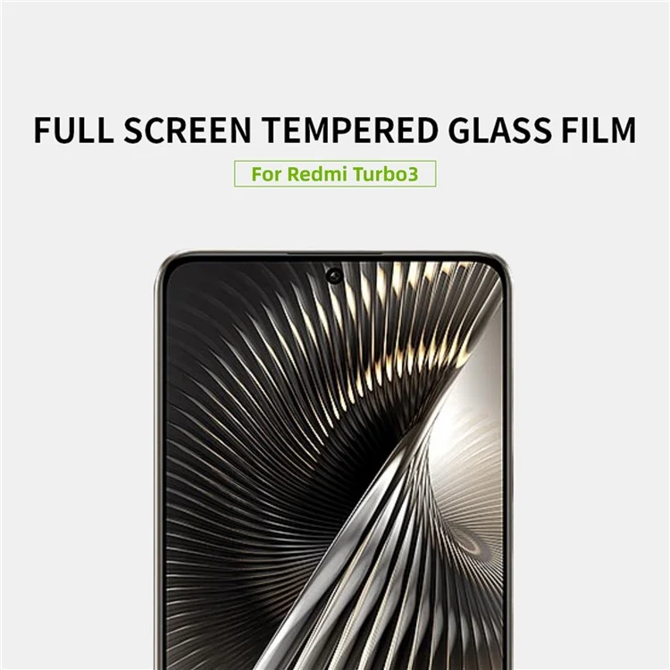 MOFI JK Series-1 for Xiaomi Redmi Turbo 3 5G / Poco F6 5G Screen Protector HD Shatterproof 2.5D Arc Edge Film