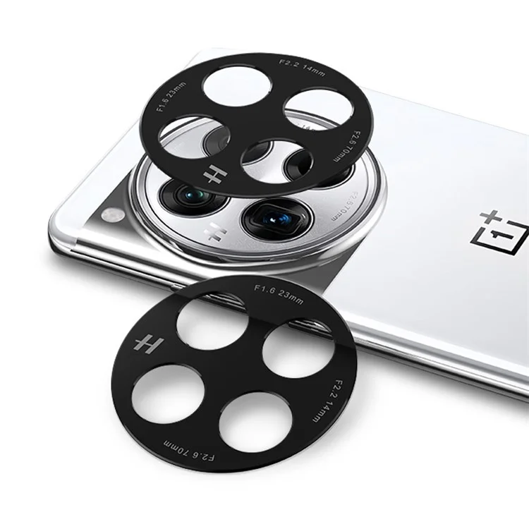 IMAK Para OnePlus 12 5G Capa de Câmera de Metal Anti-Arranhões Bezel da Lente Traseira