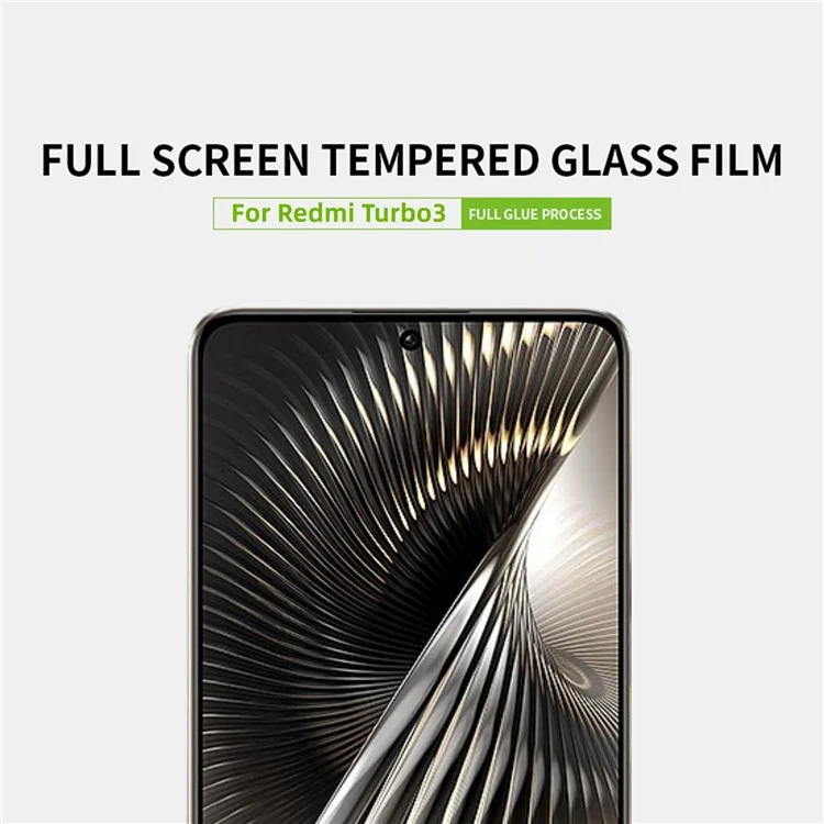 PINWUYO Série JK-2 pour Xiaomi Redmi Turbo 3 5G / Poco F6 5G Protecteur d'écran HD Clear Pellicule en verre d'aluminium-silicium haute qualité