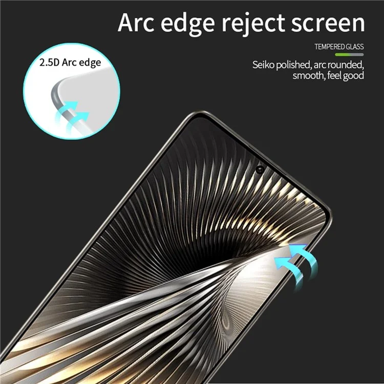 PINWUYO Série JK-2 pour Xiaomi Redmi Turbo 3 5G / Poco F6 5G Protecteur d'écran HD Clear Pellicule en verre d'aluminium-silicium haute qualité