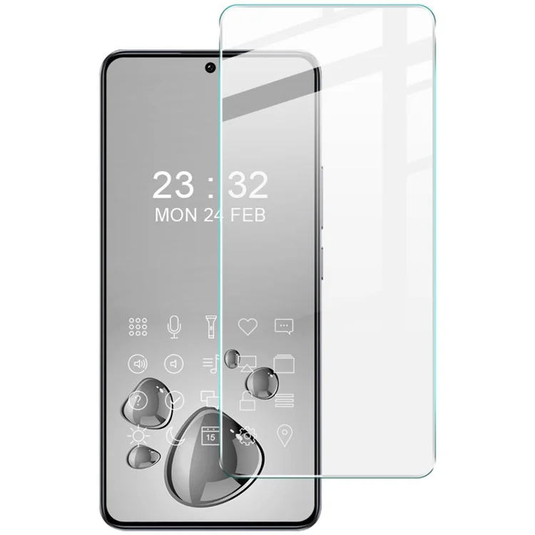 IMAK H-Serie für Xiaomi Redmi Turbo 3 5G / Poco F6 5G Bildschirmschutz Stoßfester Gehärtetes Glasfilm