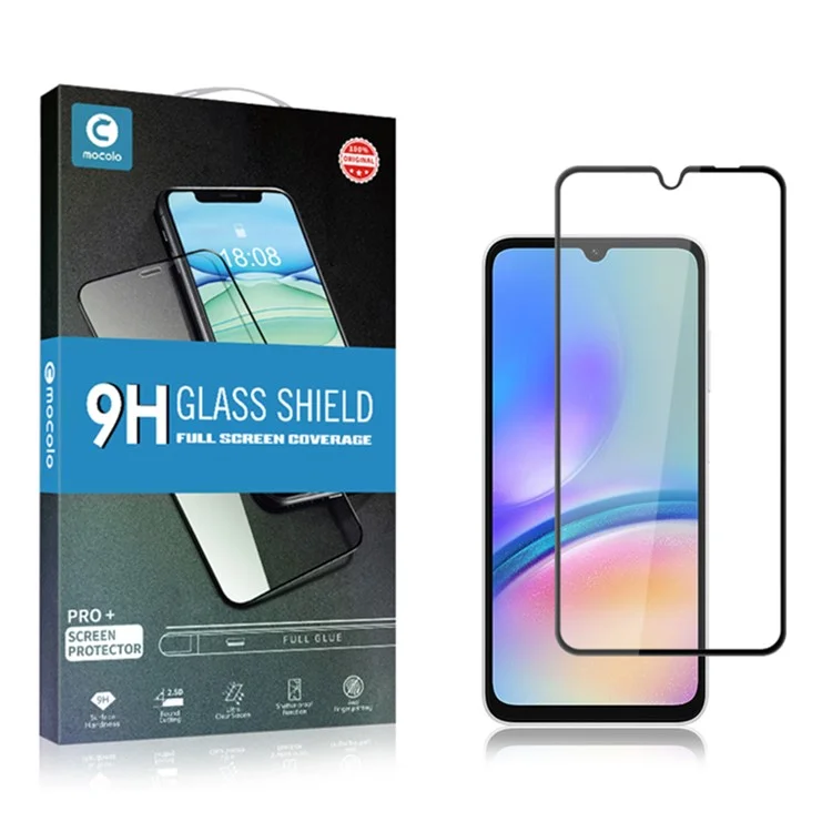 MOCOLO для Samsung Galaxy A06 / A05s 4G / M14 4G Защитная пленка для экрана Прозрачная царапиноустойчивая пленка - Черная