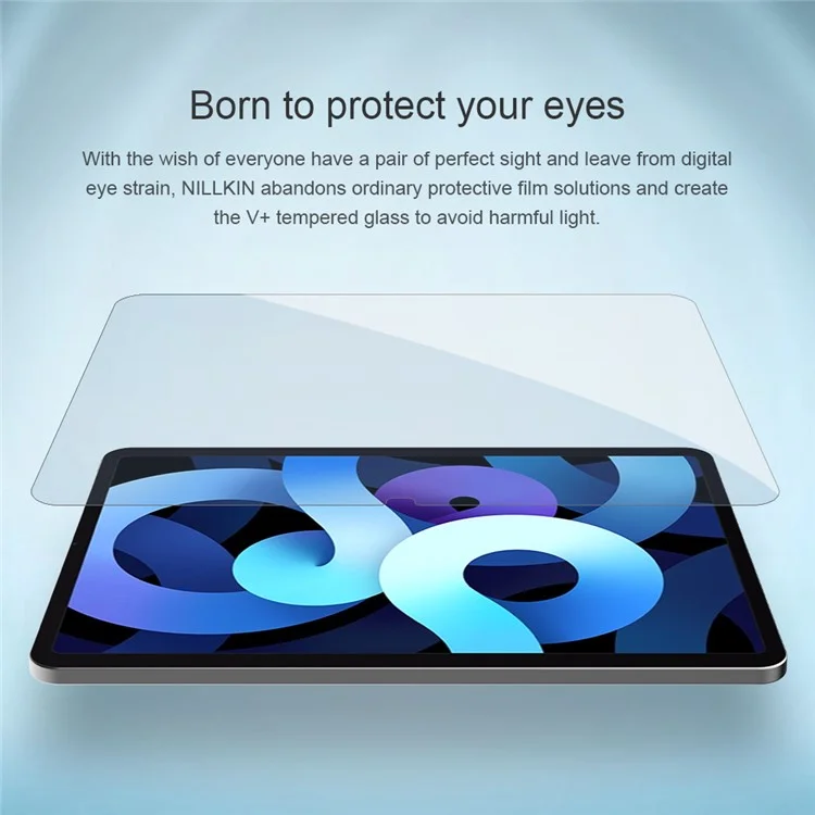 NILLKIN V+ Para iPad Air 11 (2024) Protector de Pantalla Claro Anti-rayos Azules Película de Vidrio AGC