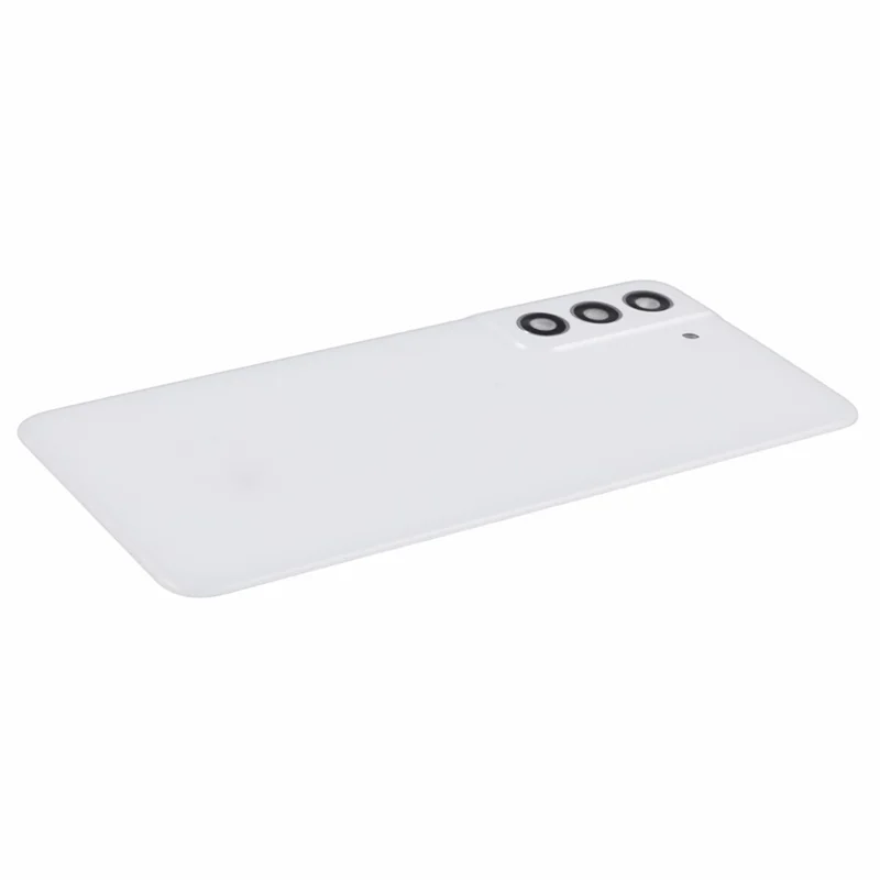 For Samsung Galaxy S21 FE 5G Battery Housing with Adhesive Sticker + Camera Lens Cover (without Logo) - White