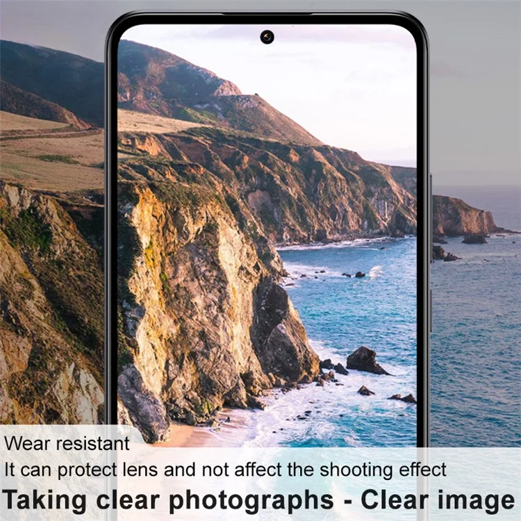 IMAK Pour Xiaomi Redmi Turbo 3 5G / Poco F6 5G Protecteur de caméra arrière intégré Verre trempé + Capuchon d'objectif en acrylique