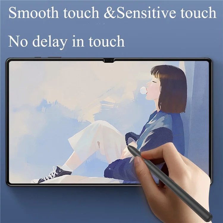 Para Samsung Galaxy Tab A9 Anti-Spy Película de Vidro Temperado de Proteção de Tela 0,3 mm Película de Borda Curva