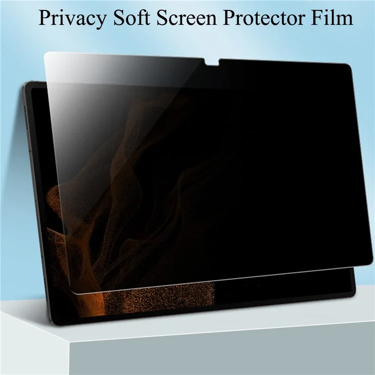 Para Samsung Galaxy Tab A9 Anti-Spy Película de Vidro Temperado de Proteção de Tela 0,3 mm Película de Borda Curva