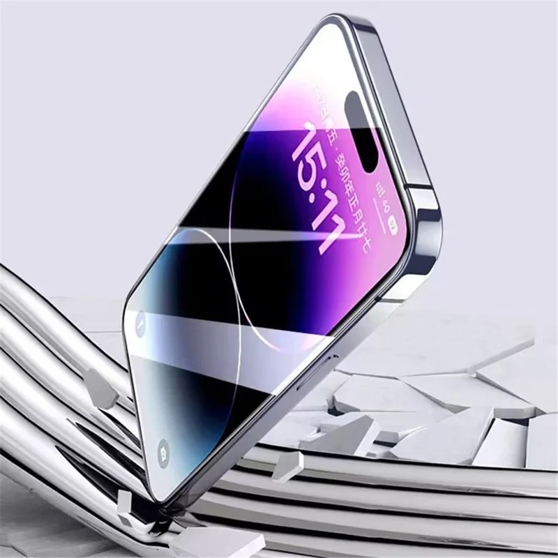 For iPhone 15 Pro Max PET Screen Protector Anti-scratch Full Cover Film Easy to Install