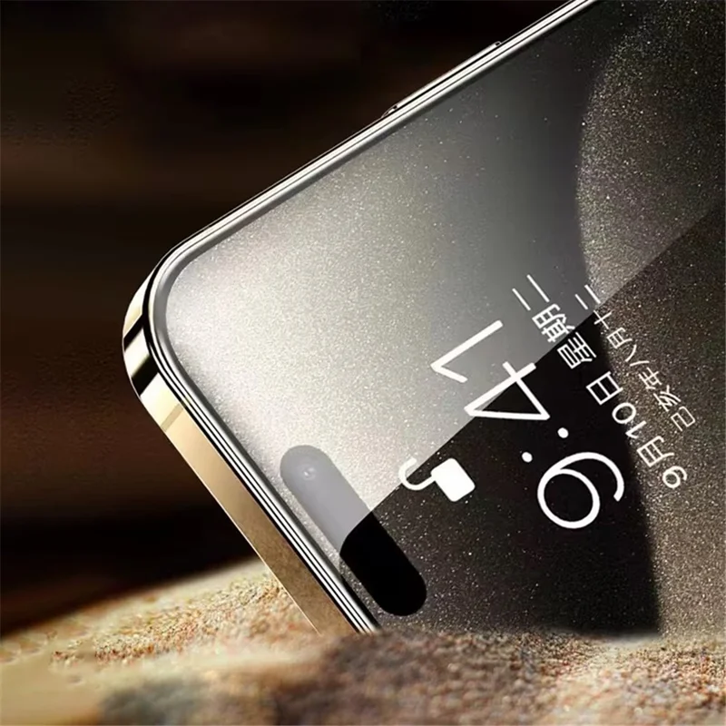 For iPhone 15 Pro Max PET Screen Protector Anti-scratch Full Cover Film Easy to Install