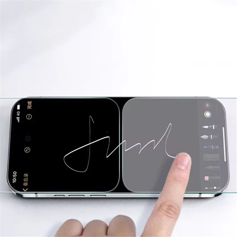 Voor iPhone 14 Pro / 15 Screen Protector PET Krasbestendige Eenvoudige Installatie Folie