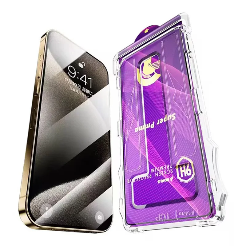 For iPhone 12 / 12 Pro 6.1 inch Clear PET Screen Protector Easy Install Anti-scratch Phone Screen Covering Film