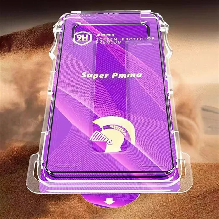 Protecteur d'écran clair en PET pour iPhone X / XS / 11 Pro avec film de couverture intégrale et outil d'installation facile