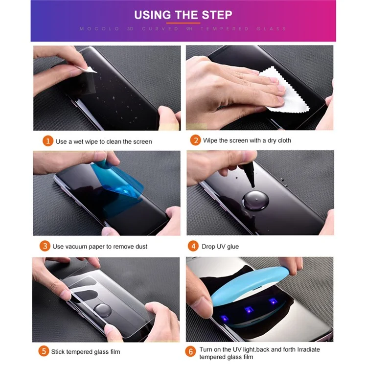 MOCOLO For Huawei Pura 70 Pro / 70 Pro+ / 70 Ultra Full Screen Protector 3D Curved UV Liquid HD Clear Film