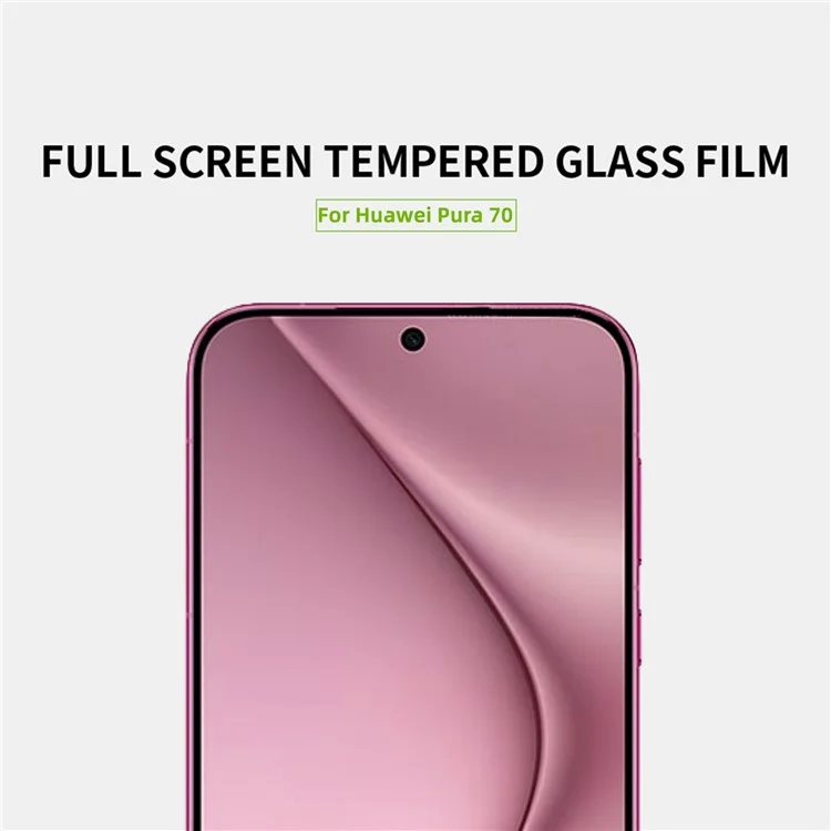 MOFI JK Series-1 for Huawei Pura 70 Tempered Glass Full Screen Protector Full Flue HD Transparent