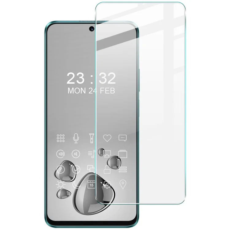 IMAK Série H para Huawei nova 12i 4G / Enjoy 70 Pro Protetor de Tela de Vidro Temperado de 9H Film