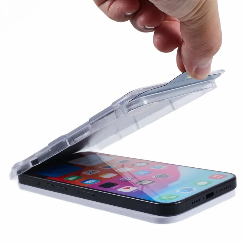 For iPhone 13 6.1 inch / 13 Pro 6.1 inch / 14 Anti-Peep PET Screen Protector with Installation Tool