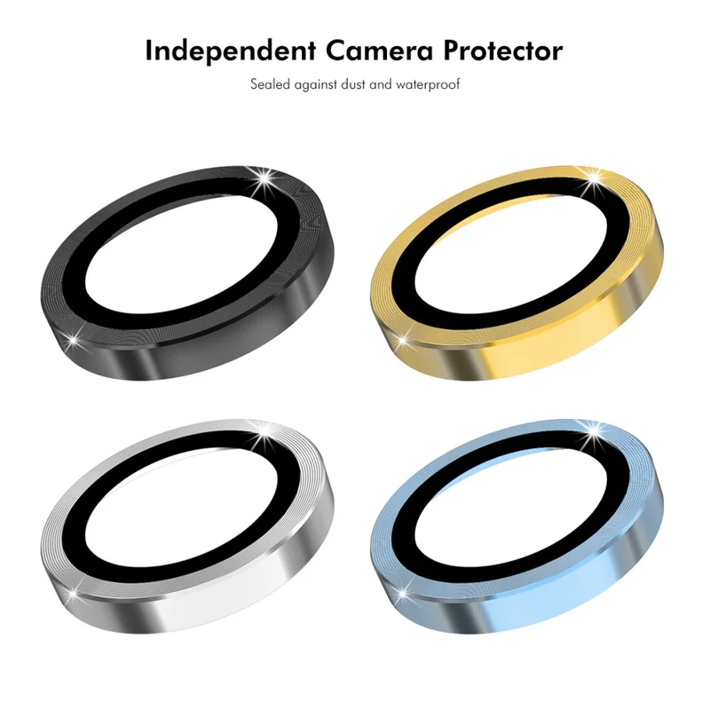 ENKAY HAT PRINCE Per Xiaomi Redmi 12 4G 1 Set Pellicola Protettiva per Lente della Fotocamera in Vetro Silicio ad Alta Allumina - Blu