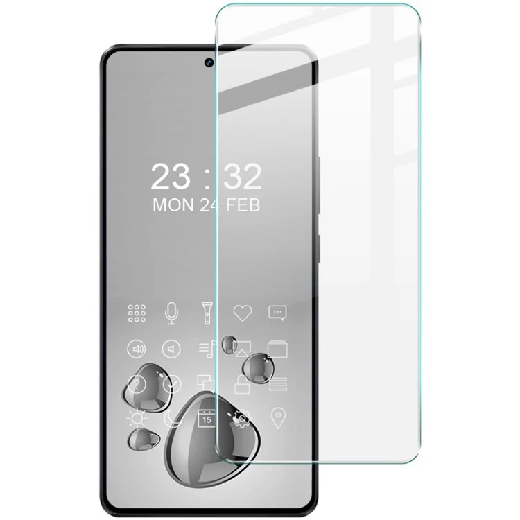 Защитная пленка для экрана IMAK H Series для Vivo iQOO Z9 5G / Z9 Turbo 5G / Y200 GT 5G, закаленное стекло, твердость 9H